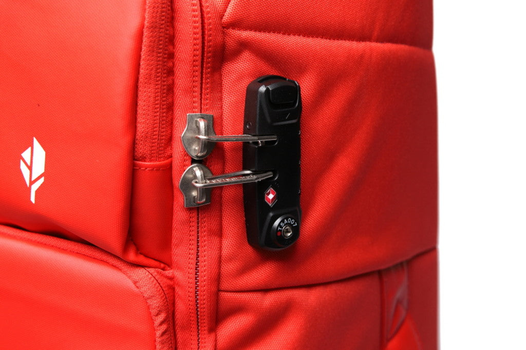 100L Extreme Wheel Luggage / Cloudy red