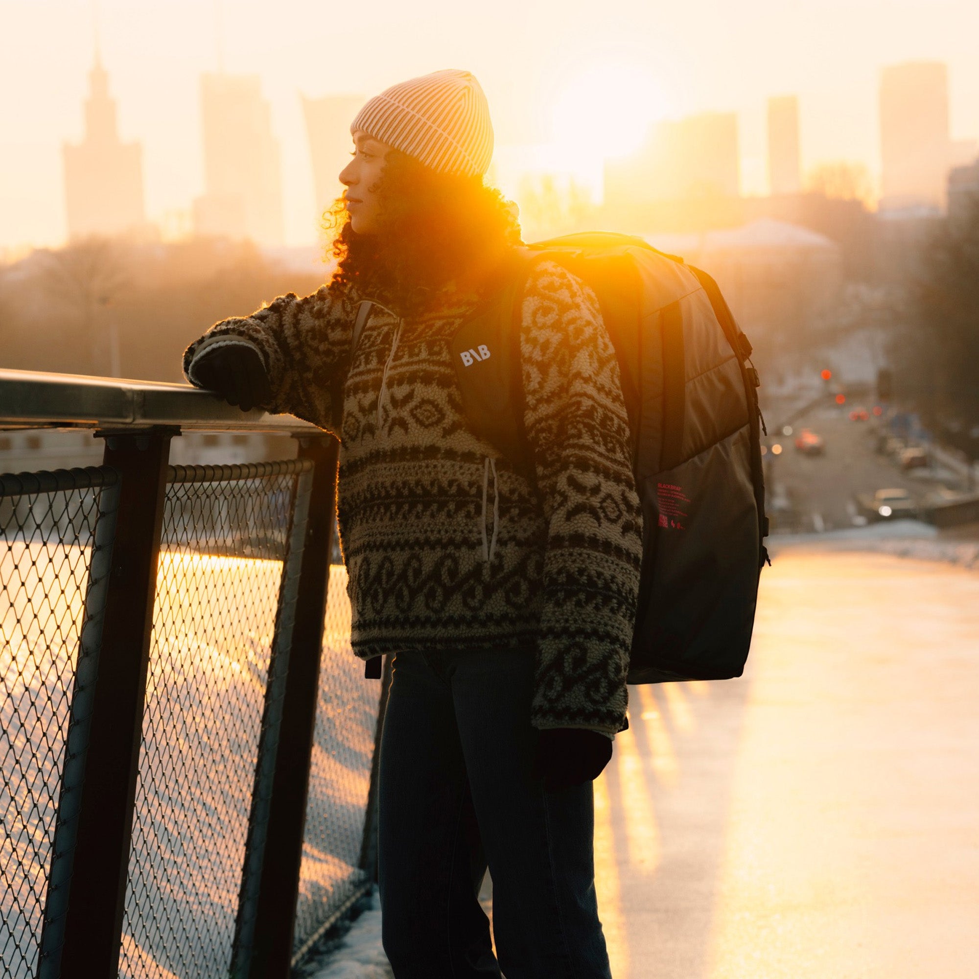 65L 컨테인 X 백팩 / 애쉬 블랙