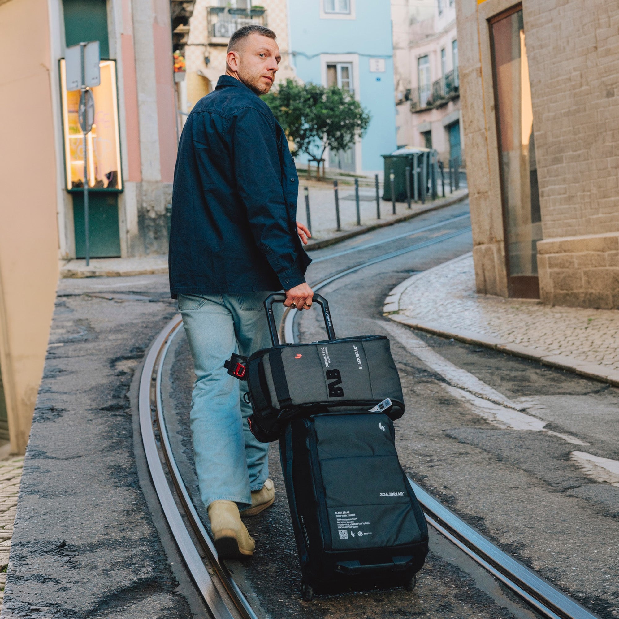 40L Range 1.0 Wheel Luggage / Ashy Black