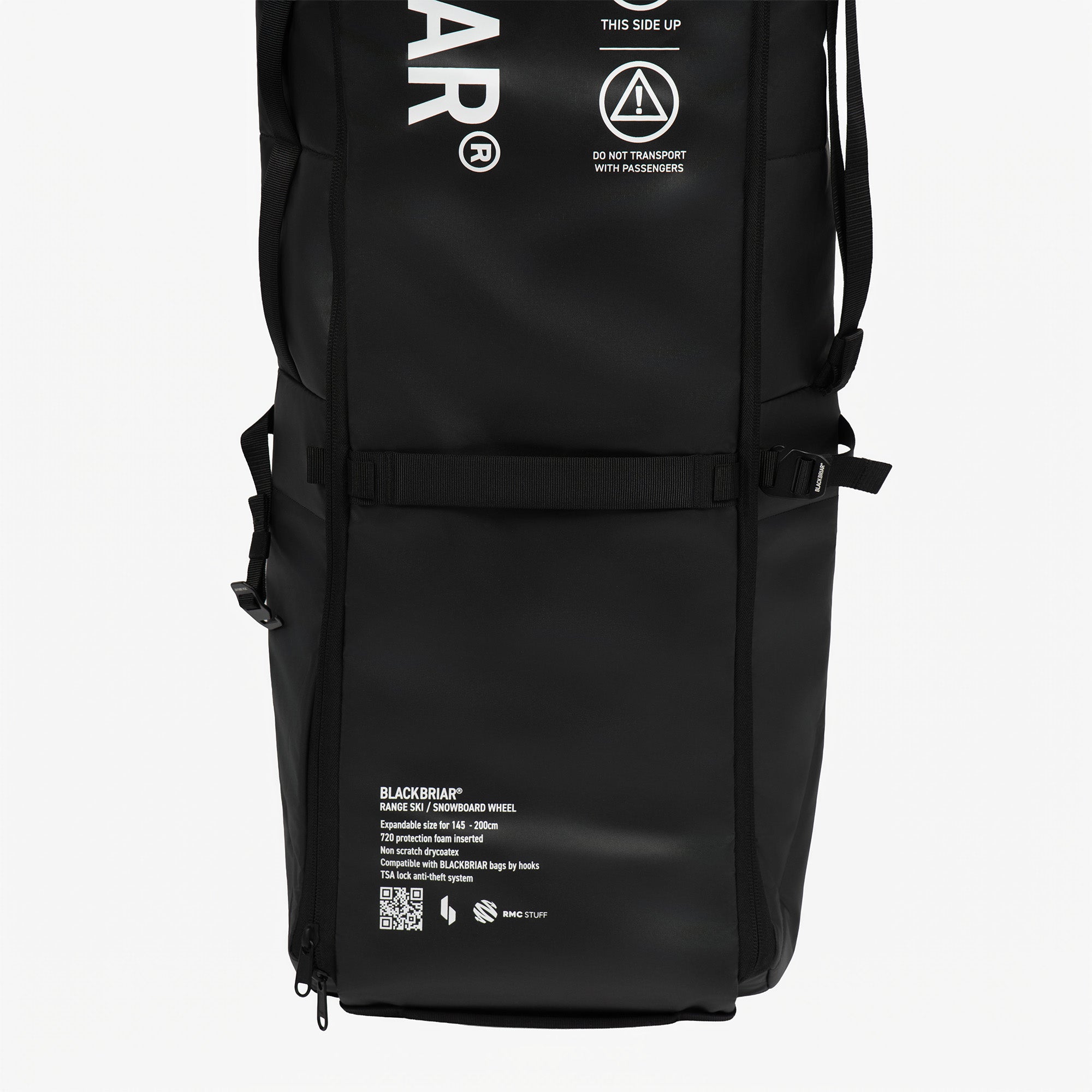RANGE X 와이드 휠 백 / 애쉬 블랙