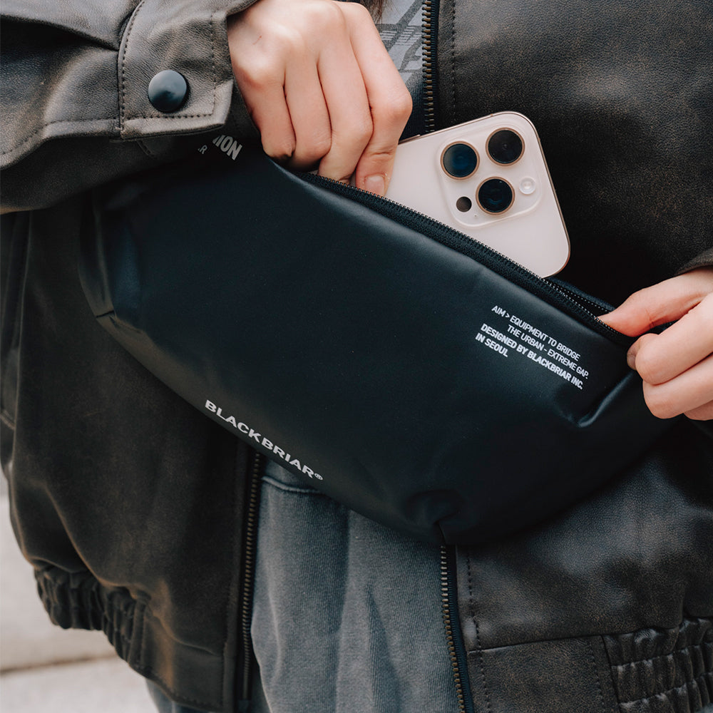 CONTAIN X WAIST BAG 1L / Ashy Black