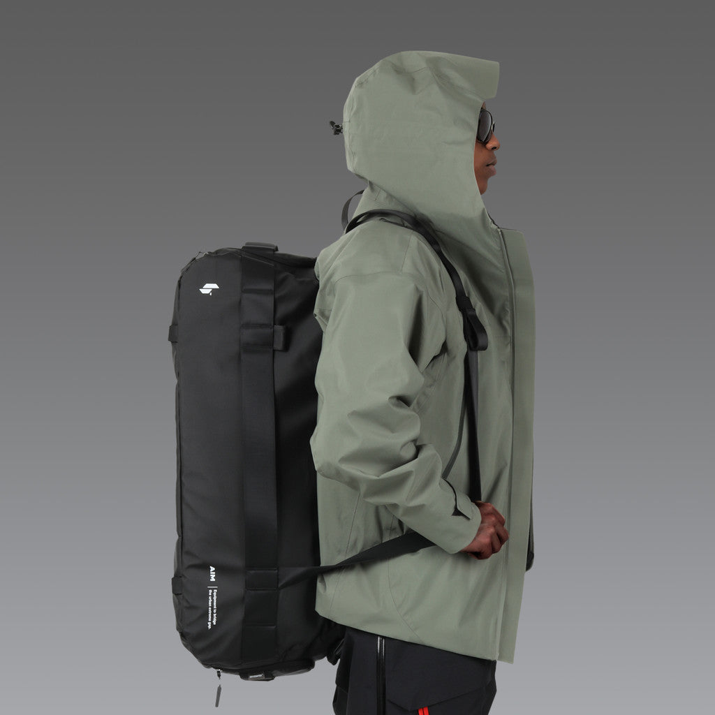60L Range Duffel Backpack / Ashy Black