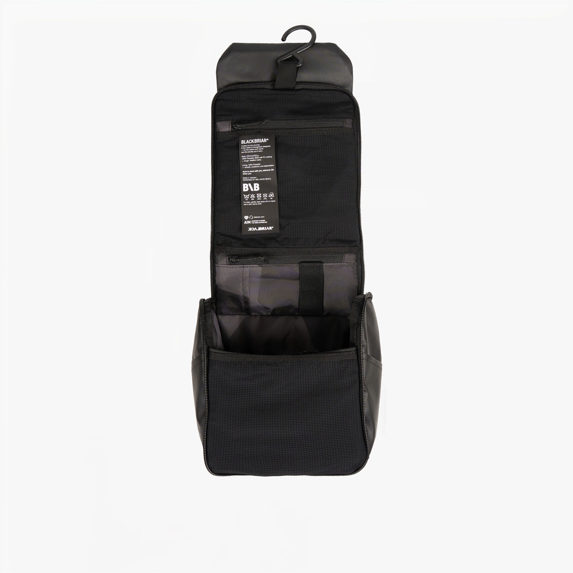 CONTAIN WASH POUCH / Ashy Black