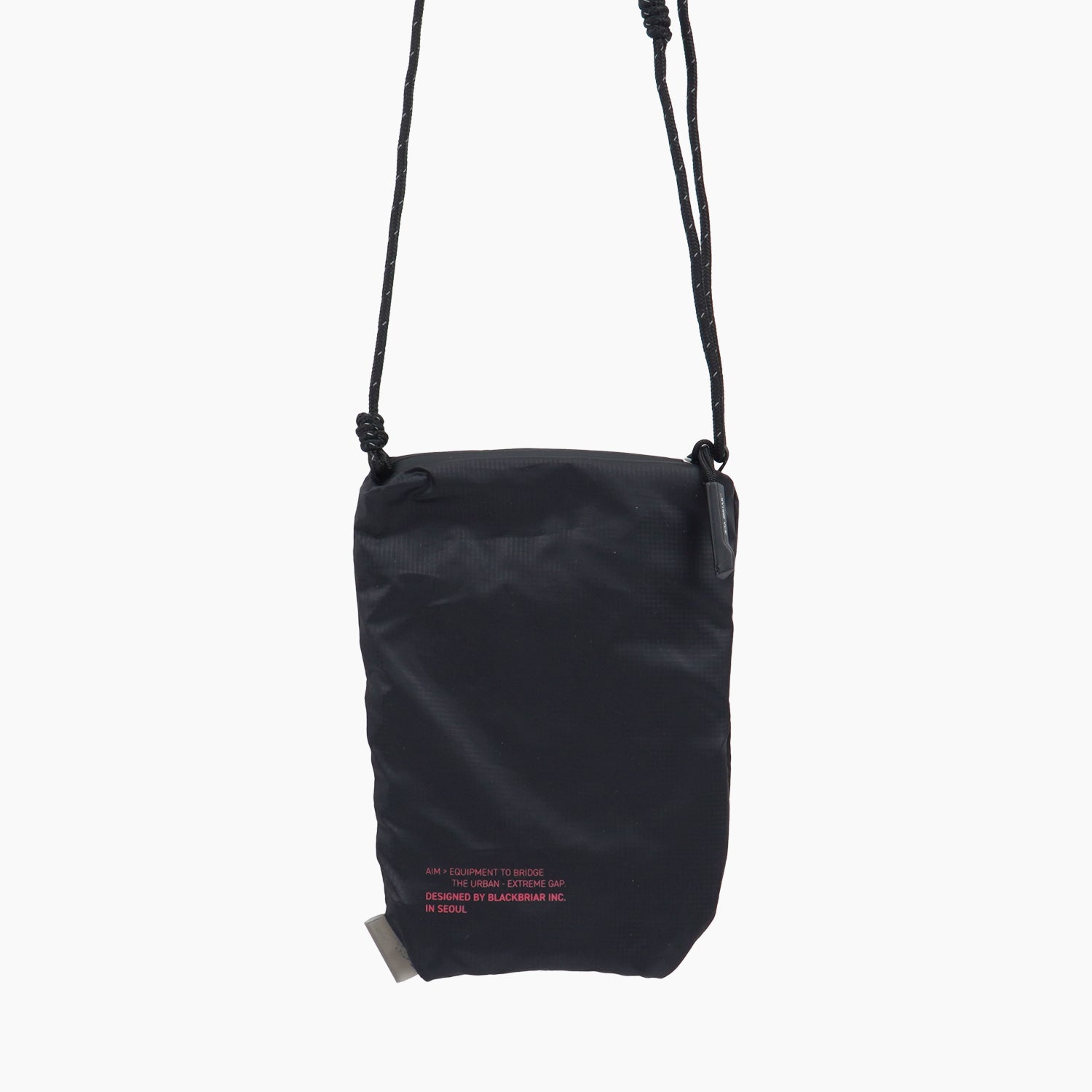 Light Cross Flat Bag Mini / Ashy Black