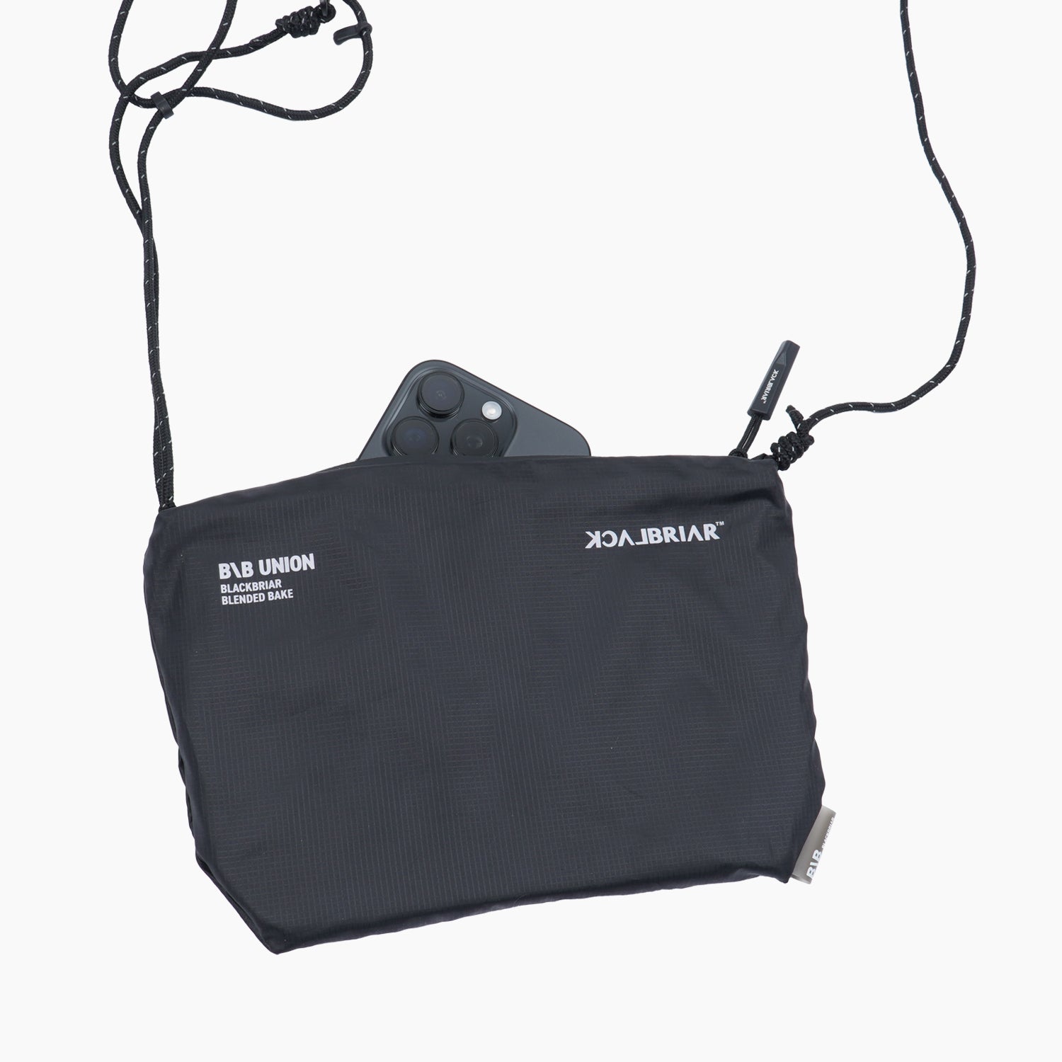 Light Cross Flat Bag S / Ashy Black