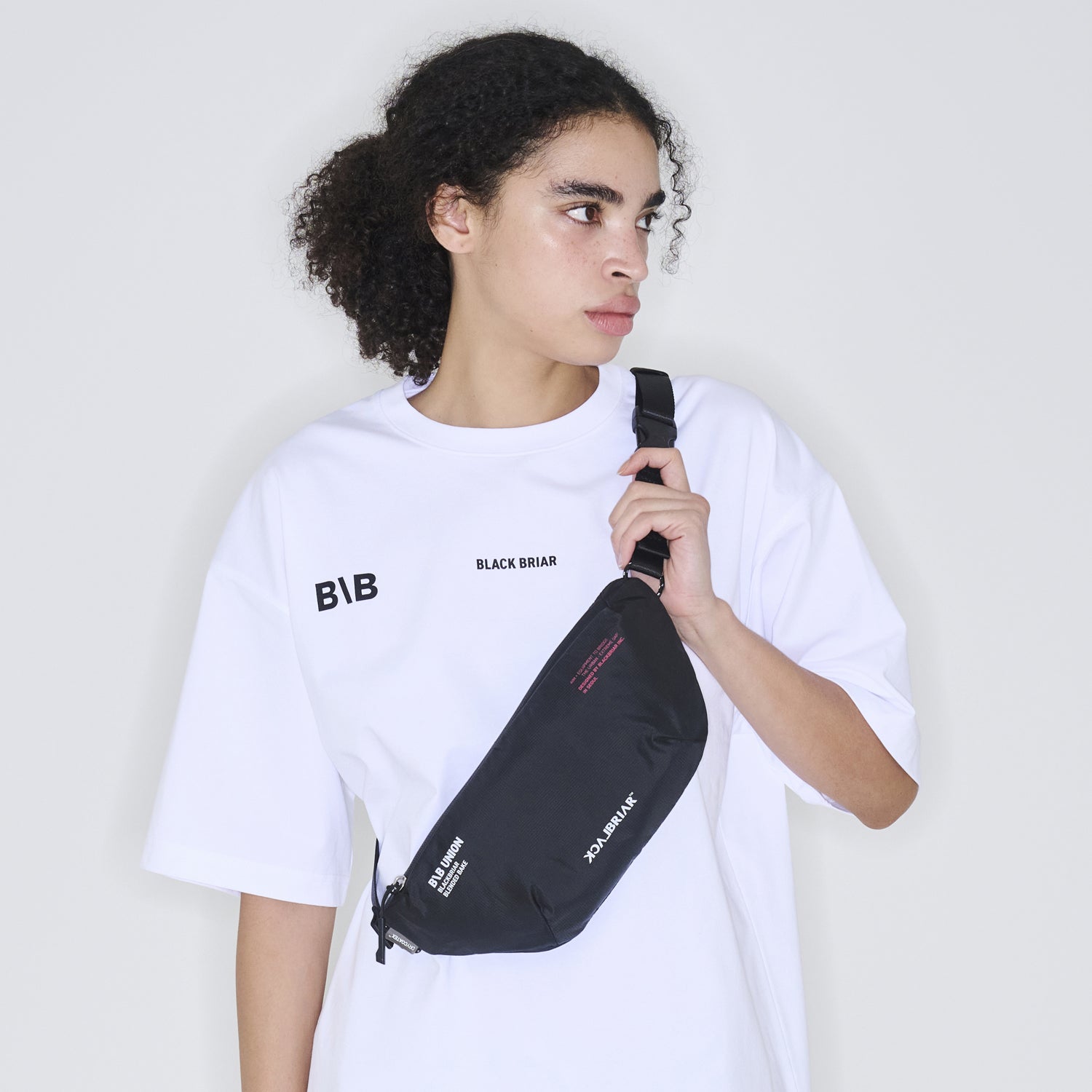 Light Waist Bag / Ashy White