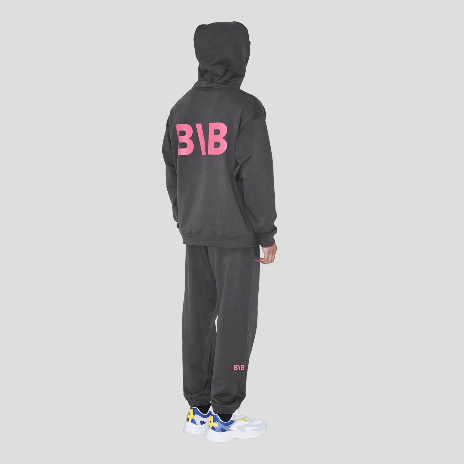 B\B Hoodie / Charcoal / L (M - 2XL)