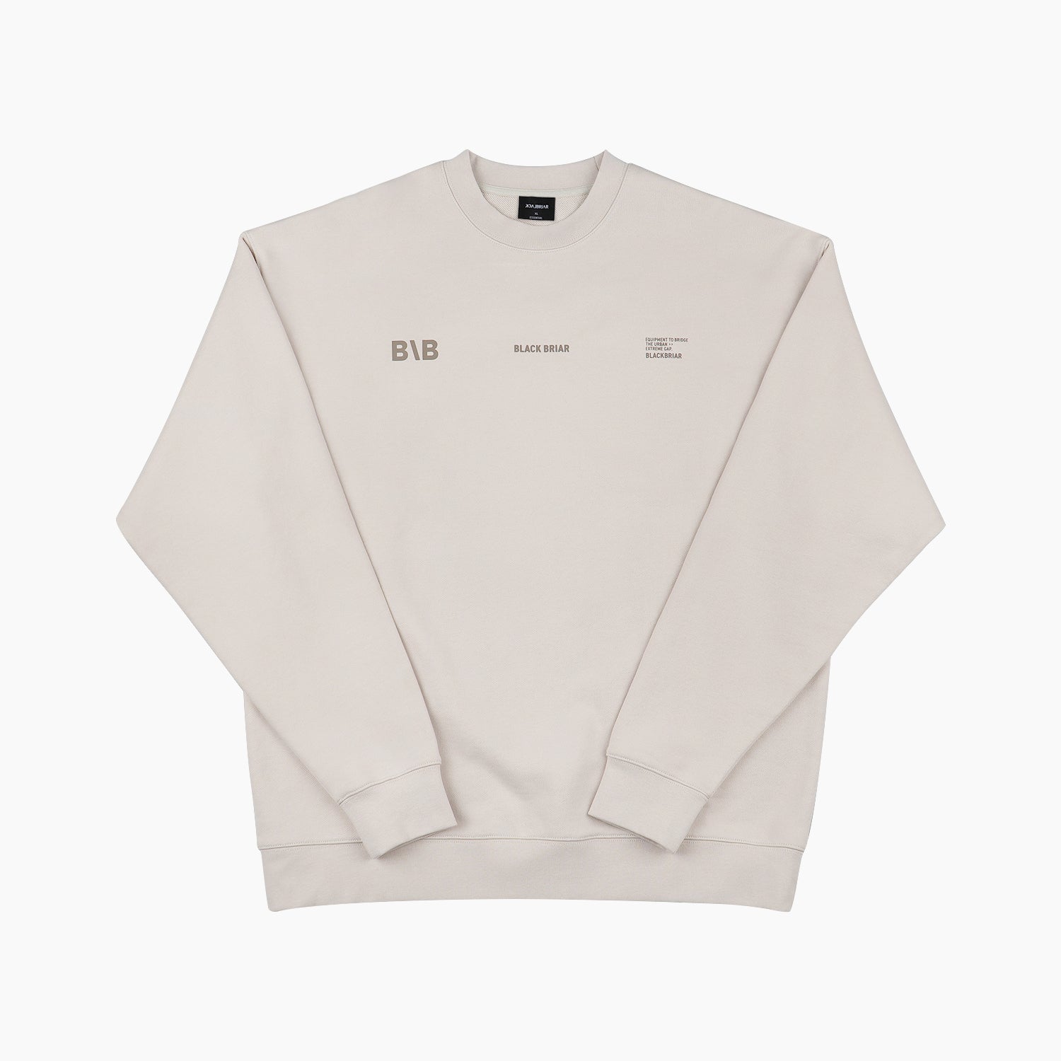 B\B Sweatshirt / Beige / M (M - 2XL)