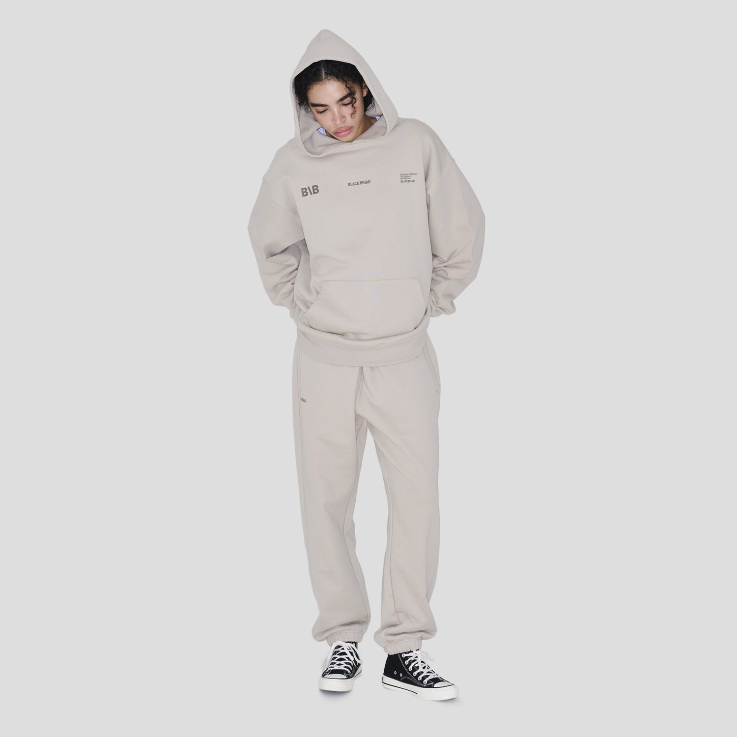 B\B Jogger Pants / Beige / M (M - XL)