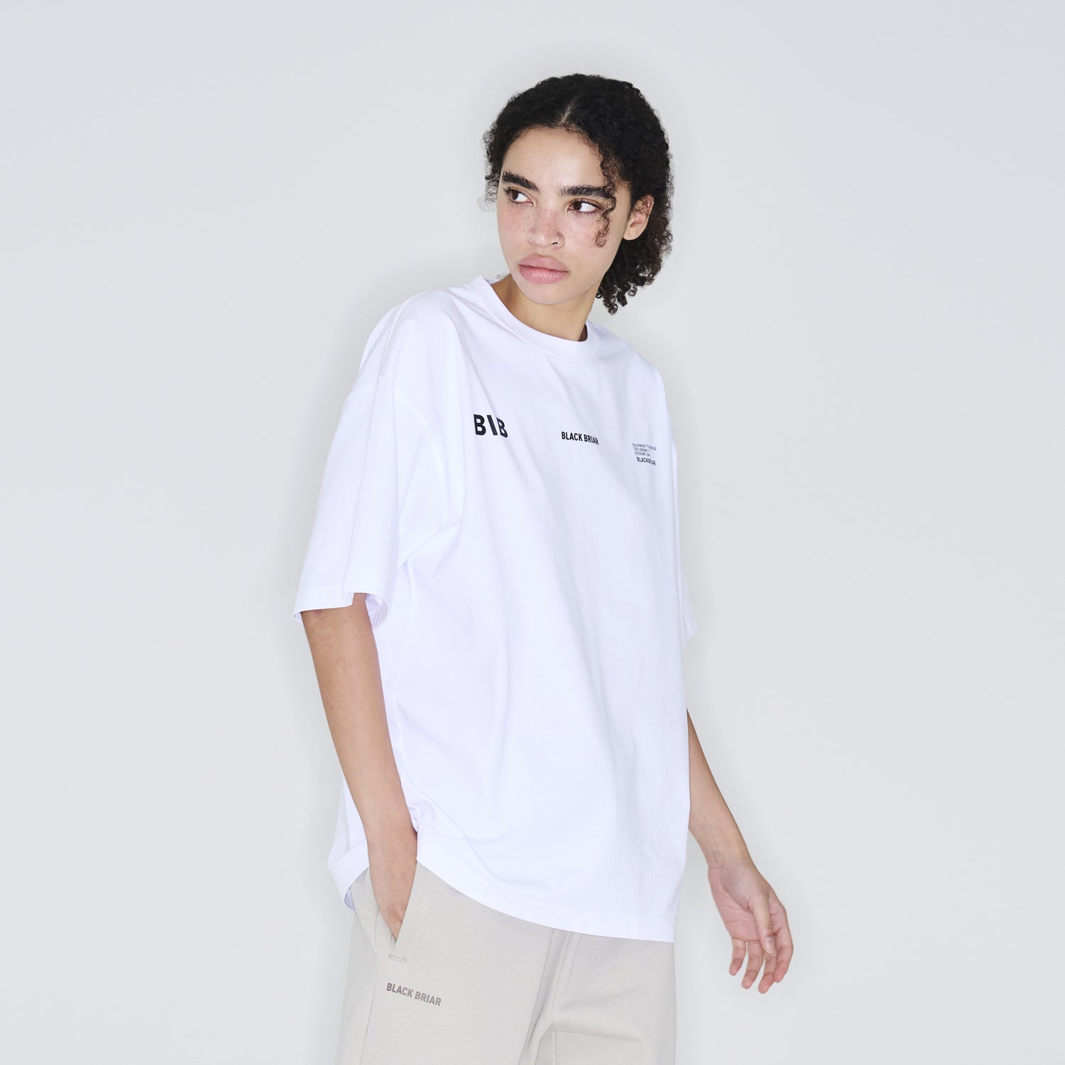 B\B Icon T-Shirt / White / M (M - 2XL)