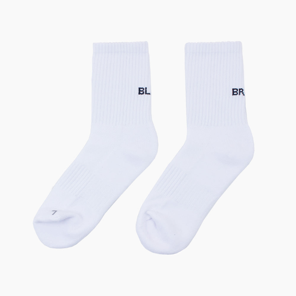 B\B Comfy Socks / White