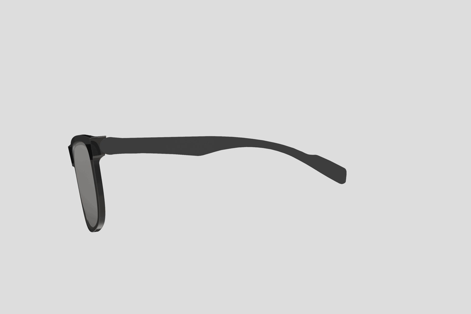 Angle Fit Sunglasses 1.0 / Smoke Black