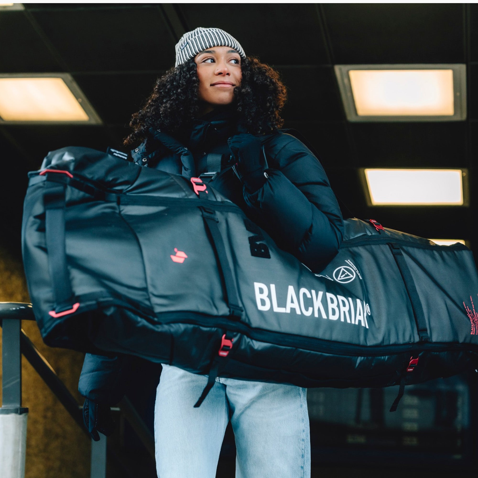 RANGE X WIDE WHEEL BAG / Pro. Reflective Black